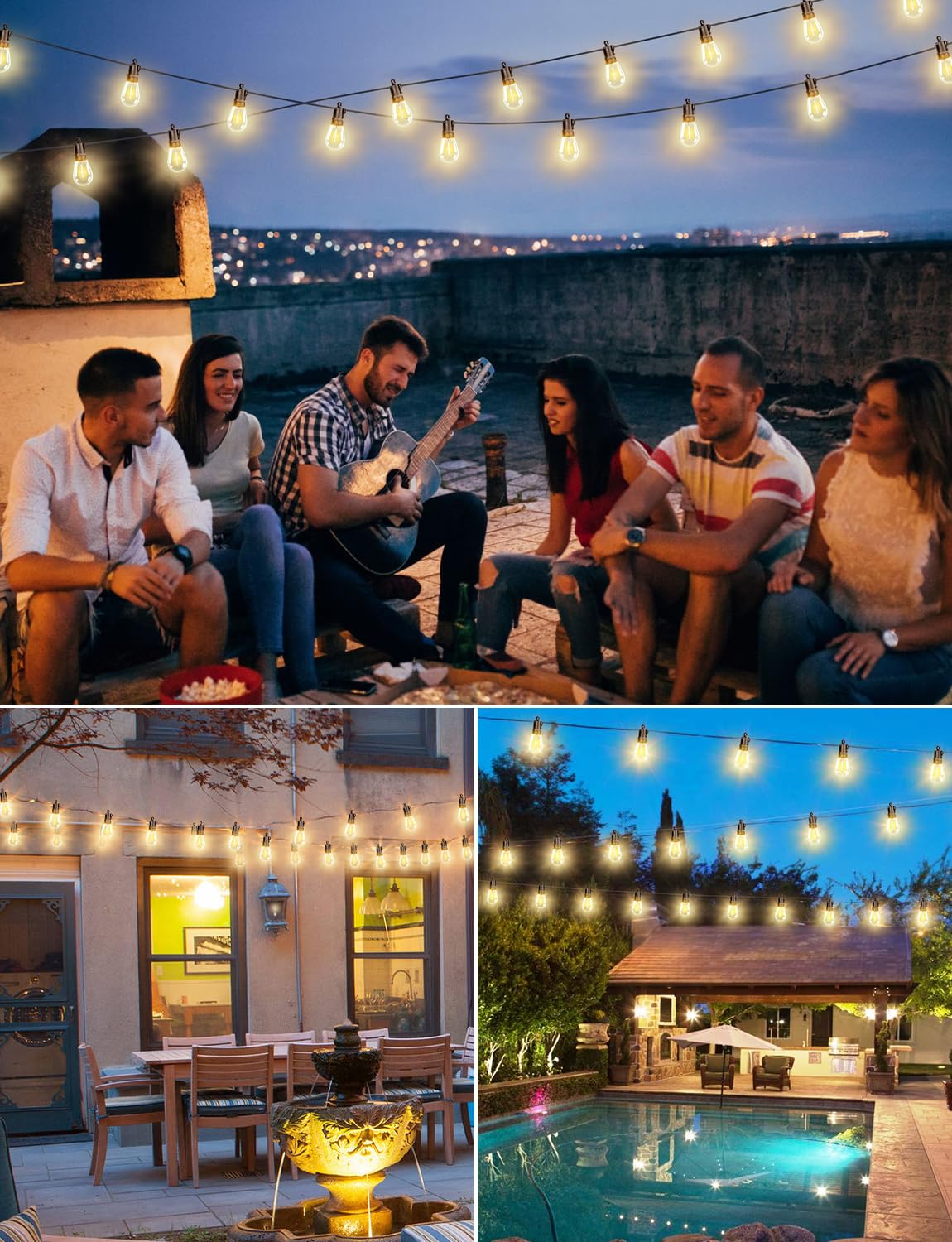 17 bulbs plus a spare ensure continuous illumination for celebrations.