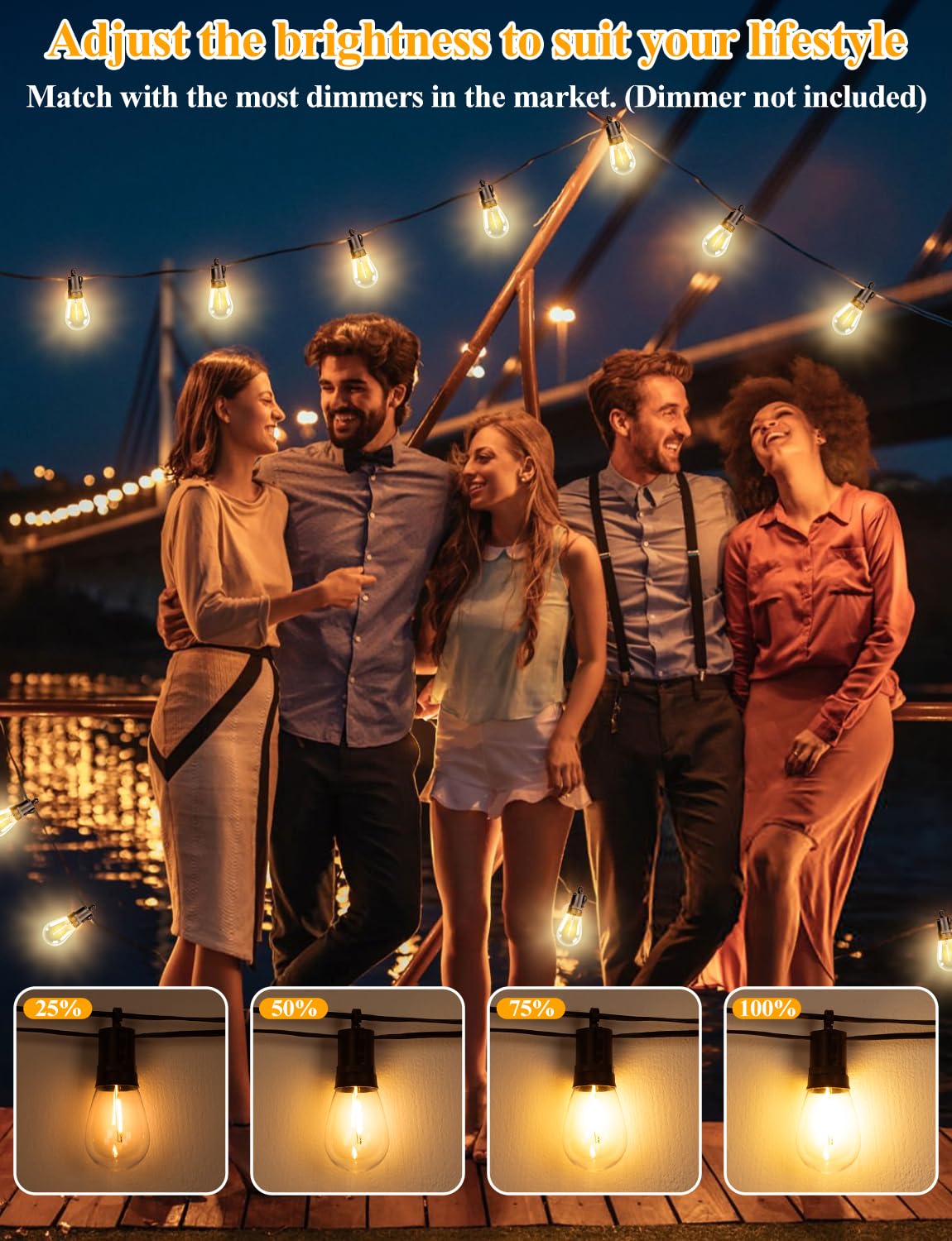 Versatile Brightever lights suit indoor and outdoor spaces and events.