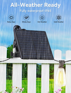 Brightever IP65 weatherproof design withstands rain and snow.