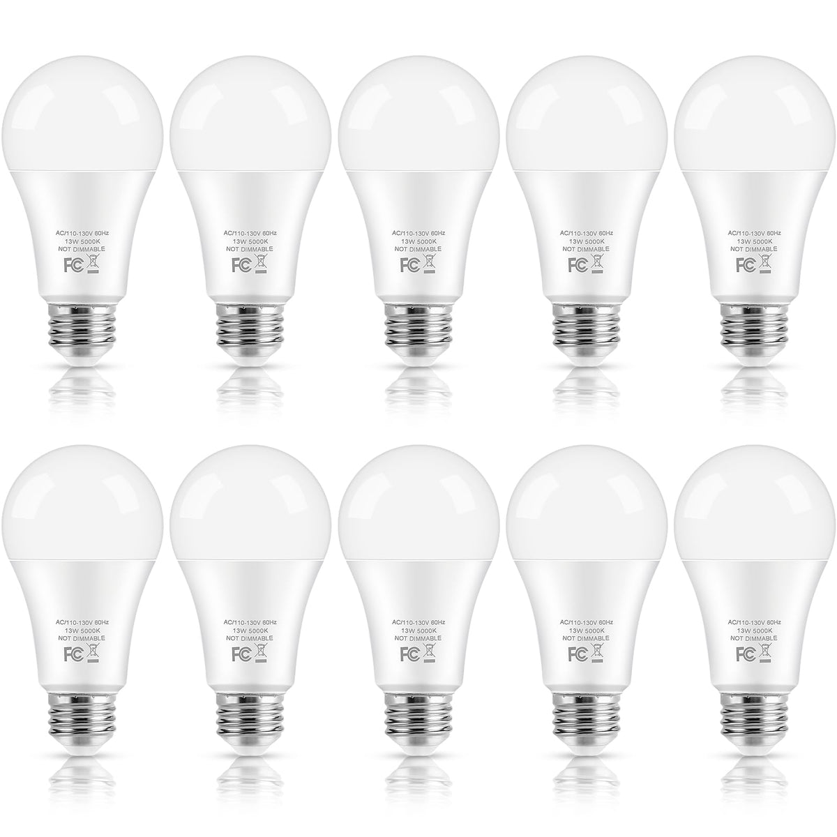 Brightever LED bulb with 1500 lumens providing daylight white illumination for living spaces.