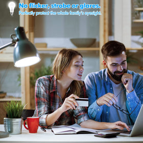 Brightever non-dimmable bulb offers flicker-free, stable lighting for daily use.