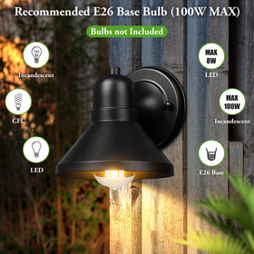 Brightever outdoor lantern for barns and sheds adds safe guidance