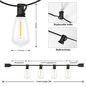 Brightever copper wiring ensures safe, stable power across multiple strands.