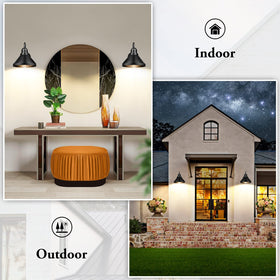 Brightever porch lighting creates warm outdoor ambience for evenings