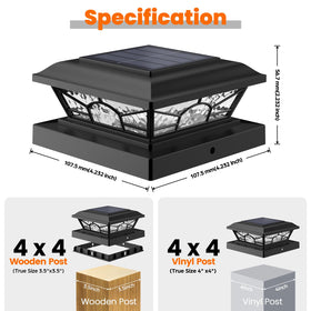 Brightever post cap light halo design adds decorative glow to decks