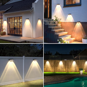 Brightever solar panel charges in 6–8 hours for overnight lighting