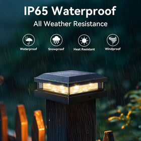 Brightever post light installation kit included for quick setup on four post sizes.
