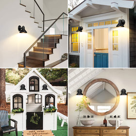 Brightever two-pack outdoor lanterns offer cohesive porch lighting upgrade