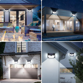 Brightever two-pack is ideal for patios, gardens, and garages.