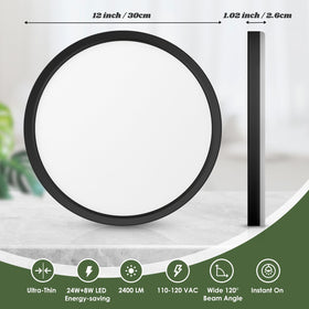 Brightever ultra-thin, low-profile design fits shallow ceilings