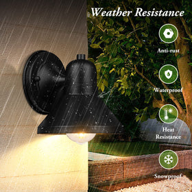 Brightever wall lantern installation-friendly design supports easy DIY setup
