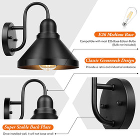 Brightever wall sconce installation kit ready for quick setup