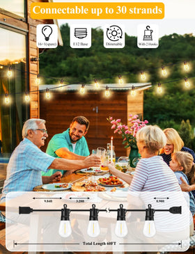 Weatherproof Brightever LED lights with reinforced base resist moisture.