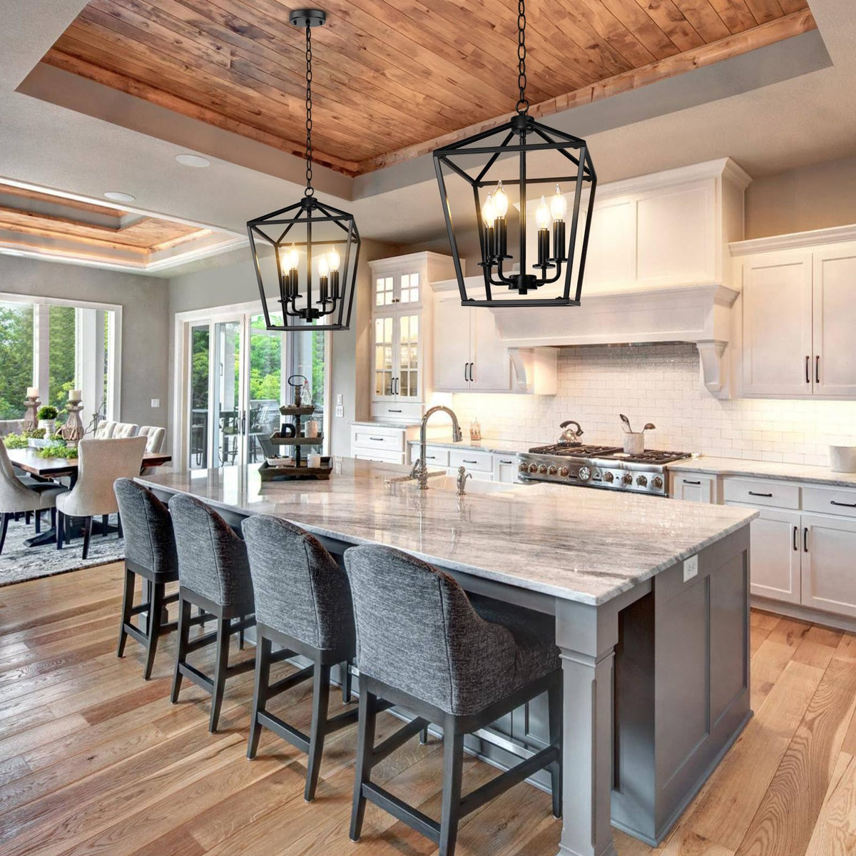 BrightHome adjustable chain demonstrates a 36-inch length for versatile ceiling heights.