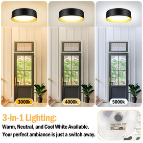 BrightHome 3-color-temperature LED offers warm to cool light for any mood.