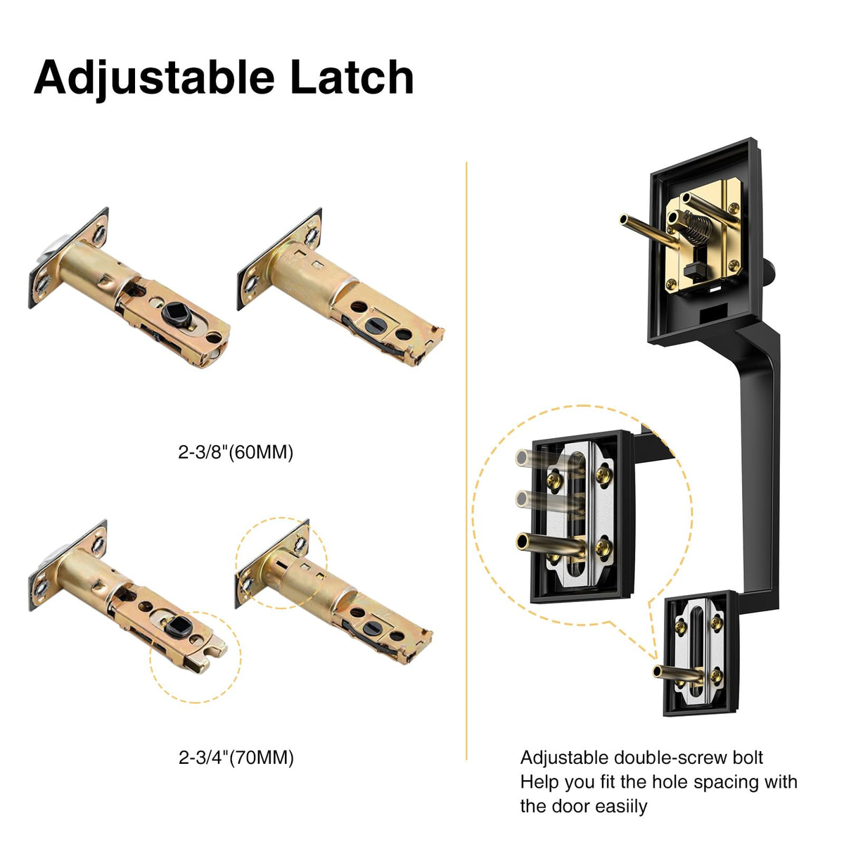 Brightify door handle tested for high usage durability.