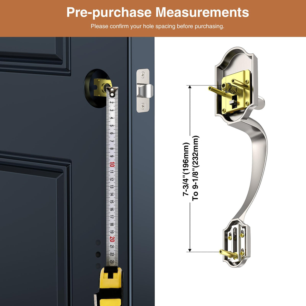 Brightify keyed-entry lock set with deadbolt offers reliable security with multiple keys included.