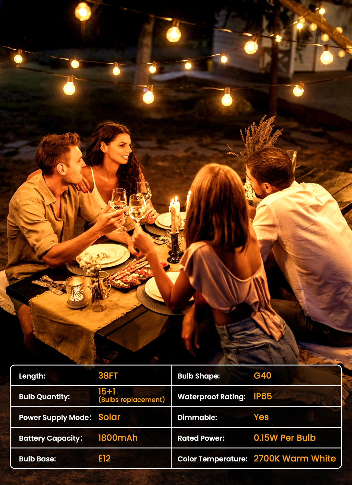 Brightown 15 LED shatterproof bulbs deliver bright, durable ambiance.