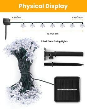 Brightown IP65 weatherproof solar string lights withstand outdoor conditions