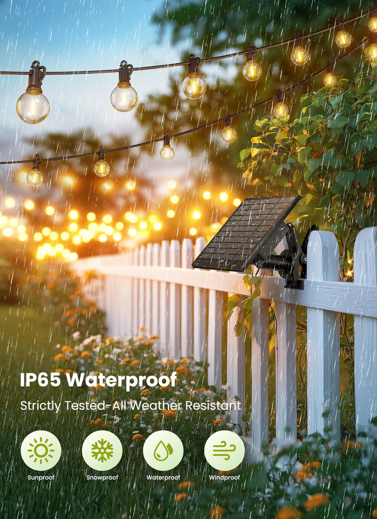 Brightown 36 shatterproof LED bulbs close-up highlighting durability.