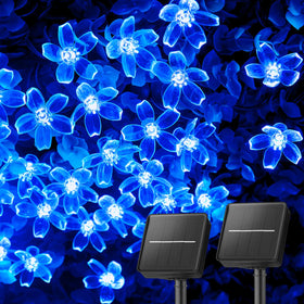 Brightown Cherry Blossom design 2-pack for cozy outdoor ambiance.