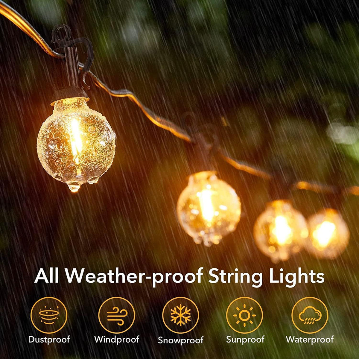 Brightown connectable 100ft strings can extend up to 14 runs for scalable setups