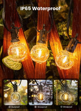 Brightown dimmable outdoor globe lights offer adjustable mood lighting.