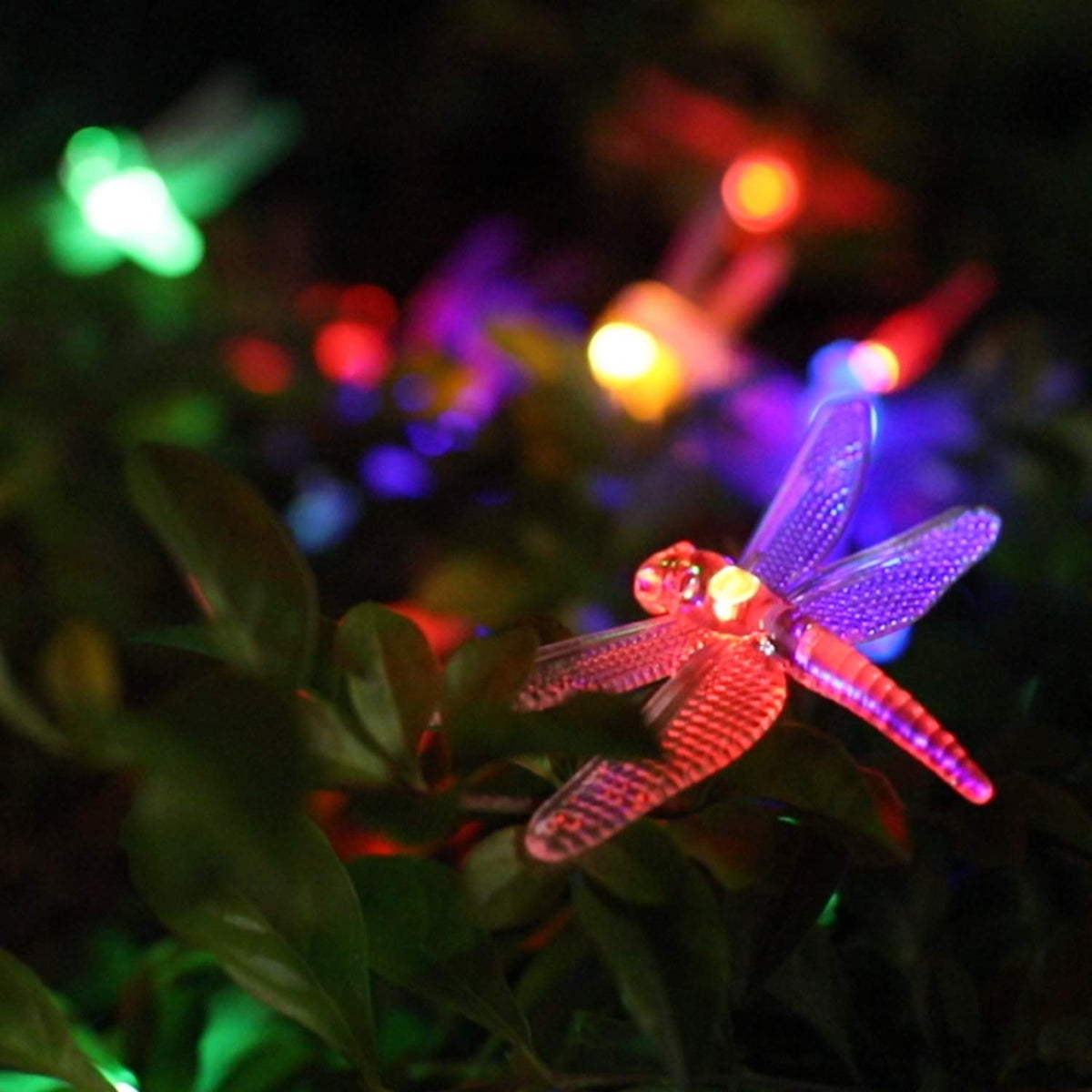 Brightown dragonfly figures close-up adds charming, lifelike garden decor