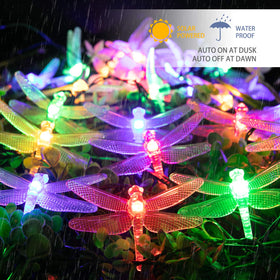 Brightown dragonfly lights withstand rain and snow with IP65 waterproof design