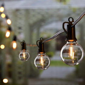 Brightown durable PET material lights withstand outdoor weather without breakage.