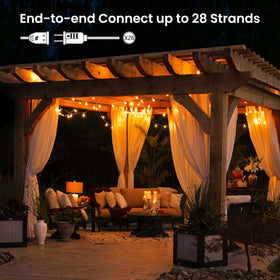 Brightown easy installation with hooks for garden, balcony, or patio setups.