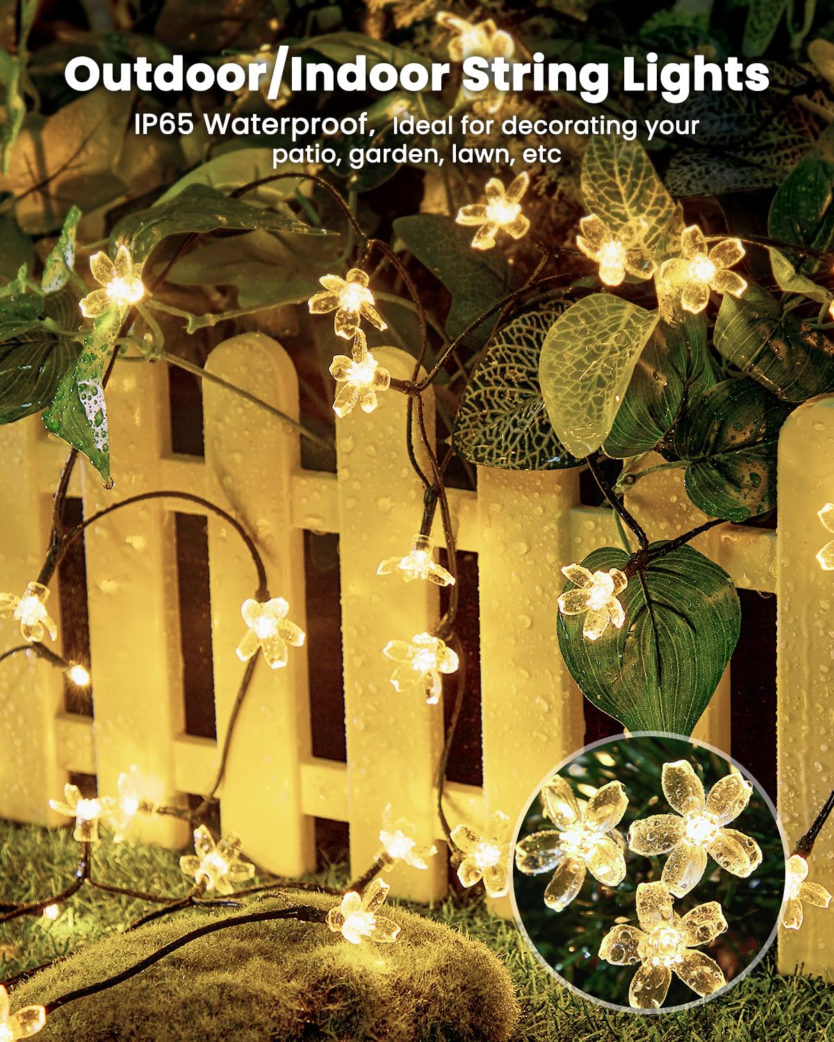 Brightown eco-friendly solar powered lights save energy and reduce maintenance needs.