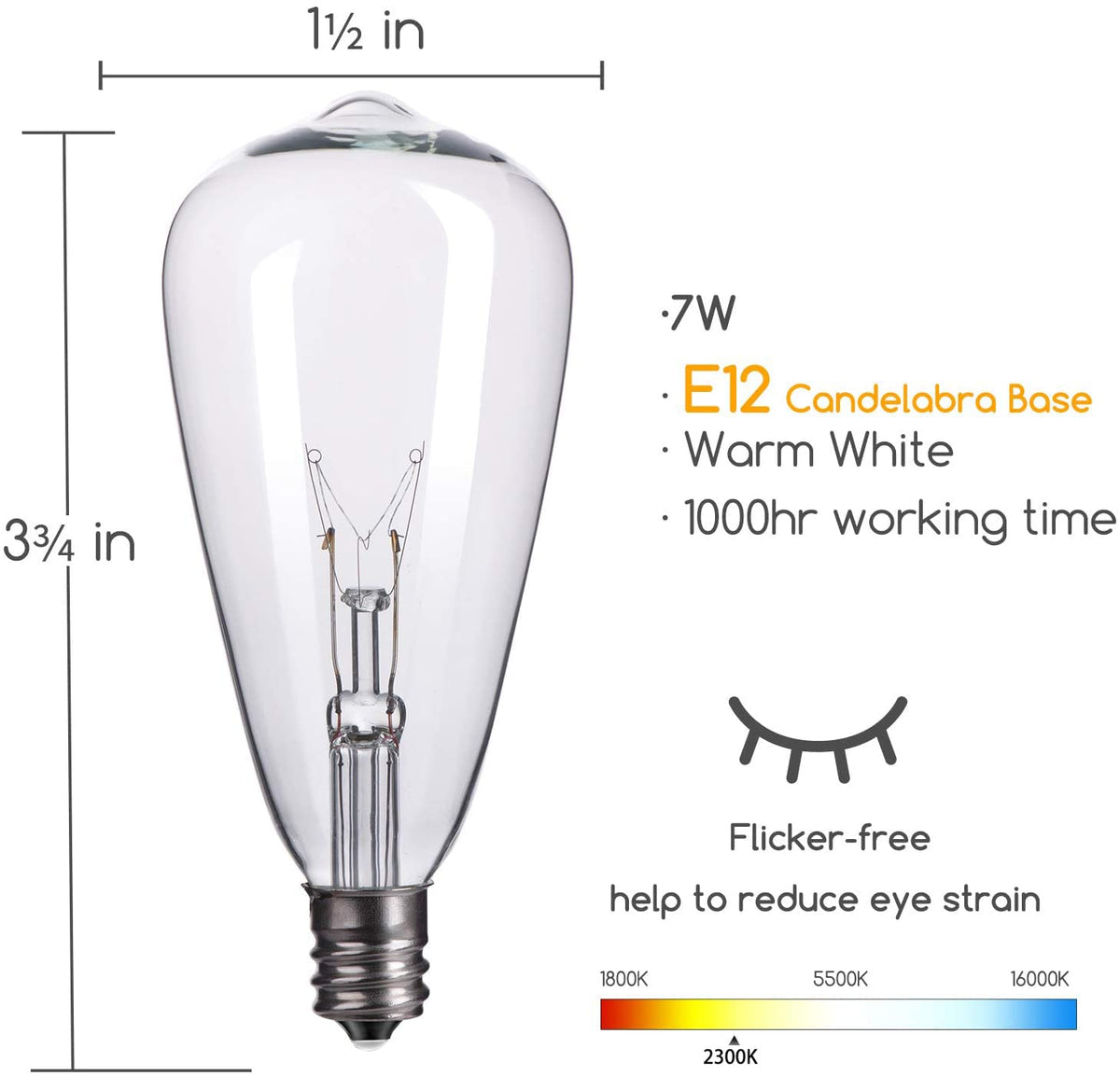 Brightown bulbs with nickel-plated base resist rust in damp outdoor areas