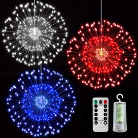 Brightown firework lights 4th July pack1 create sparkling outdoor decor ambiance.
