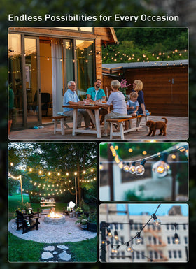 Brightown G40 clear glass for vintage charm and bright practical lighting.