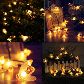 Brightown honeybee fairy lights offer eight modes for versatile mood settings