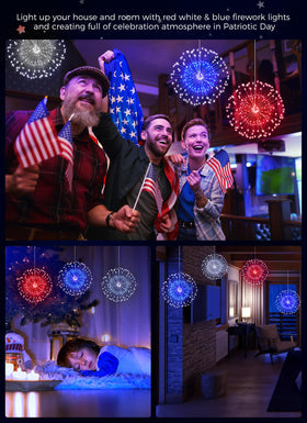 Brightown independence day lights suitable for garden, trees, and balconies.