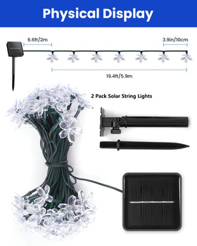 Brightown IP65 waterproof garden lights endure rain and shine.