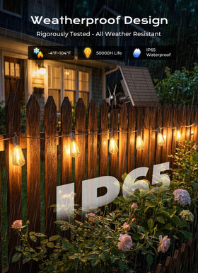 Brightown IP65 waterproof outdoor lights ready for rain or snow