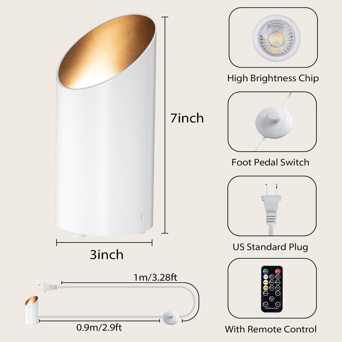 Brightown LED SpotLights timer function for daily scheduling