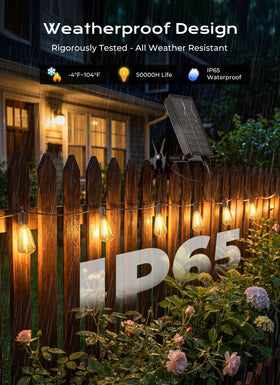 Brightown remote control adjusts brightness and modes for easy outdoor ambiance