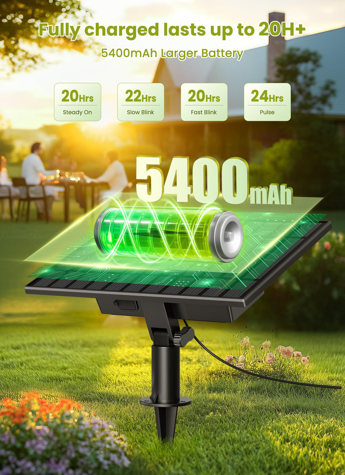 Brightown remote-dimmable lighting with 3 modes for customizable evenings.