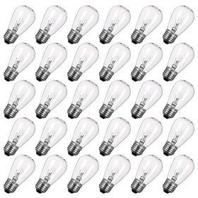 Brightown S14 clear bulbs 11W warm glow for cozy indoor lighting