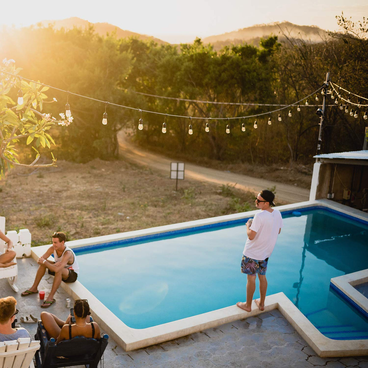 Brightown warm white bulbs create inviting living rooms and patios