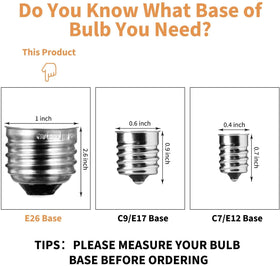 Brightown clear glass bulbs offer vintage charm with steady 120V operation