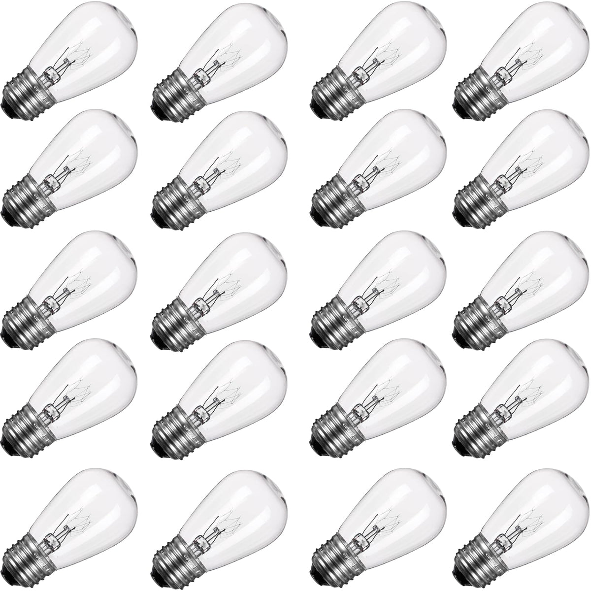 Brightown S14 warm-filament bulb showing cozy glow for living spaces.