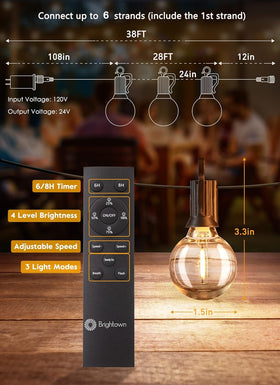 Brightown shatterproof LED bulbs for durable outdoor lighting