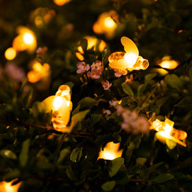 Brightown solar bee lights save energy and simplify outdoor decorating