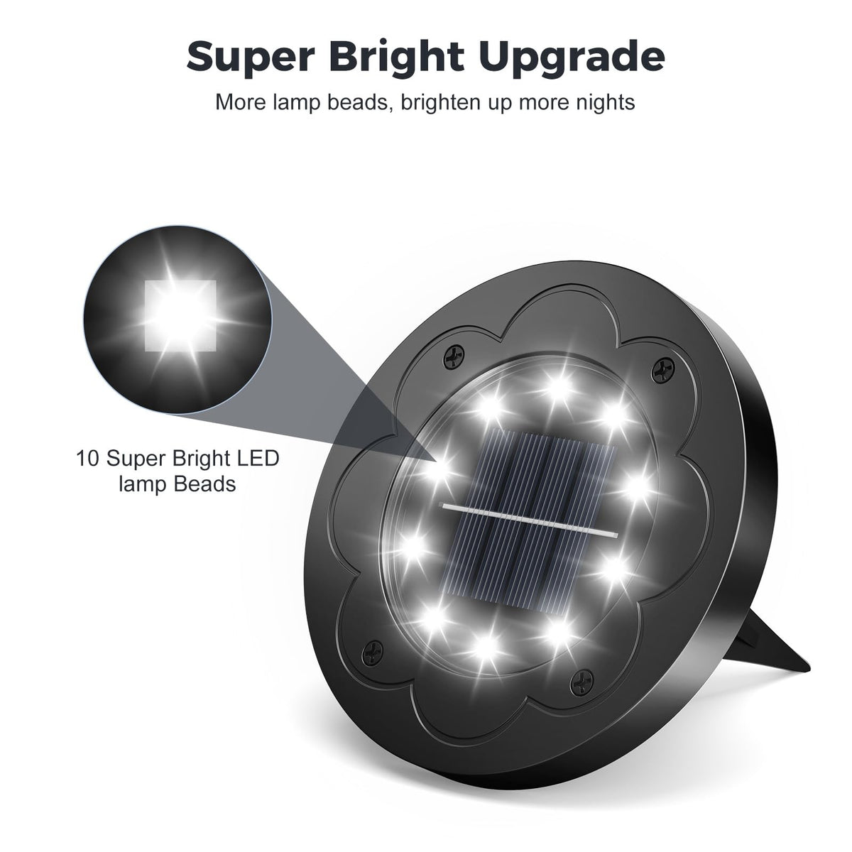 Brightown energy-saving solar lights reduce electricity use while brightening paths.