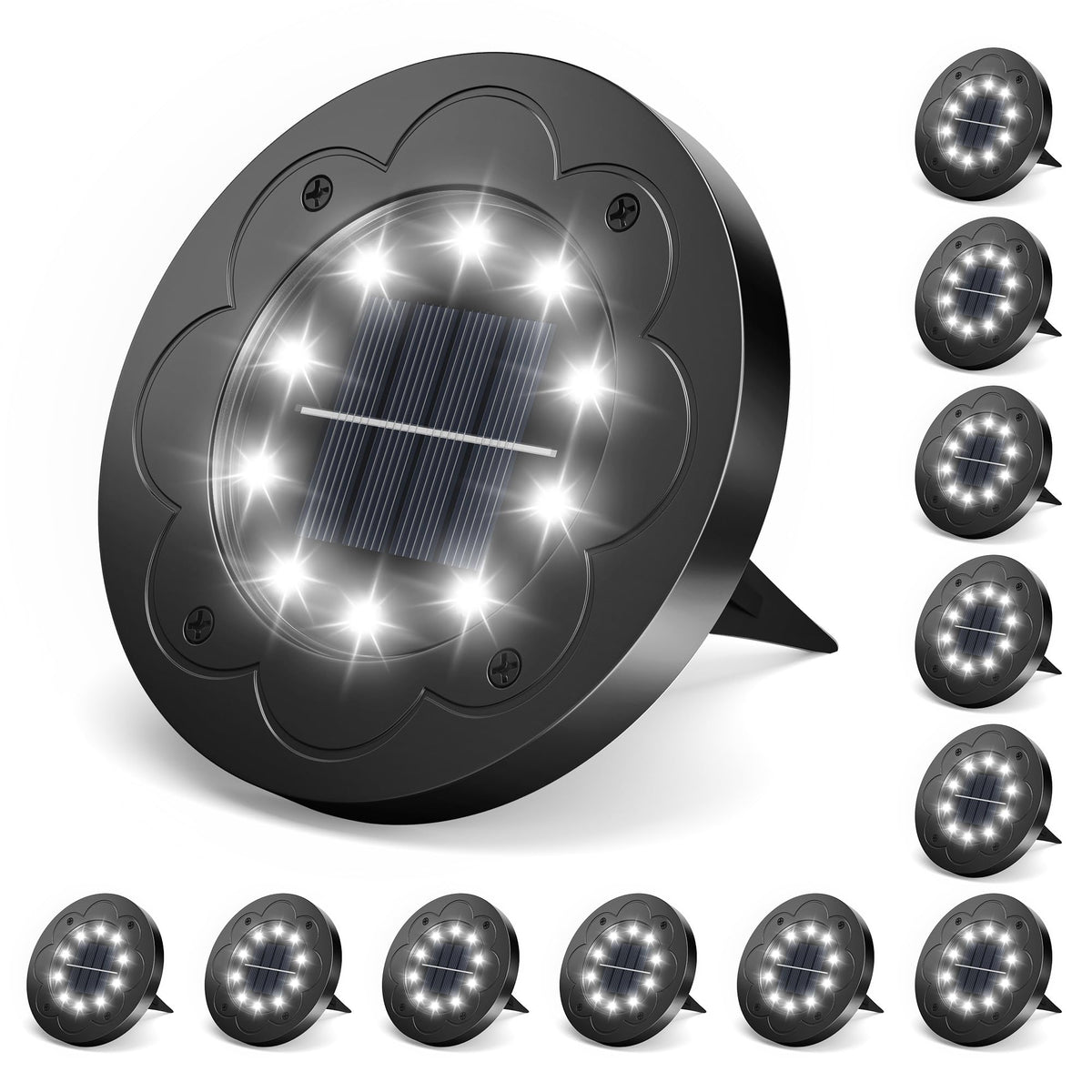 Brightown solar lights outdoor waterproof provide durable pathway illumination for all weather.